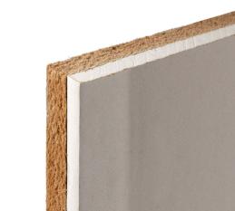 Panneau rigide d’isolation acoustique de base constitué de fibre de bois